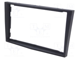 Radio mounting frame; Opel; 2 DIN; black