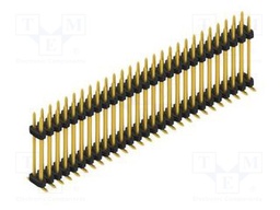 Connector: pin strips; pin header; male; PIN: 54; 2mm; SMT; 2x27