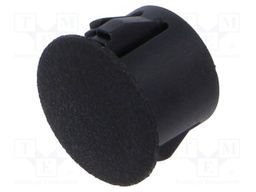 Accessories: stopper; H: 10.3mm; push-in,snap-fastener; black