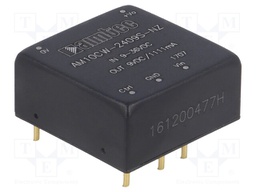 Converter: DC/DC; 10W; Uin: 9÷36V; 9VDC; Iout: 1.11A; 1"x1"; 15g