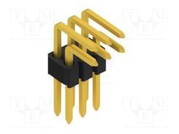 Connector: pin strips; pin header; male; PIN: 6; 1.27mm; THT; 2x3
