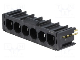 Connector: wire-board; SABRE; socket; male; PIN: 6; tinned; 18A; THT
