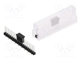 Connector: pin strips; pin header; male; PIN: 19; 2.54mm; SMT; 1x19