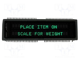 Display: VFD; 20x2; Character width: 3.5mm; -40÷85°C