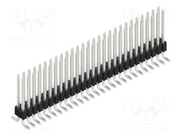 Connector: pin strips; pin header; male; PIN: 54; 1.27mm; SMT; 2x27