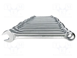 Wrench-set; combination spanner; Chrom-vanadium steel; 20pcs.