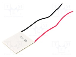 Module: Peltier; 15.8V; 10.5A; 40x40x3.3mm; 89W; Mat: Al2O3; 16AWG