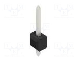 Connector: pin strips; pin header; male; PIN: 1; 2.54mm; THT; 1x1