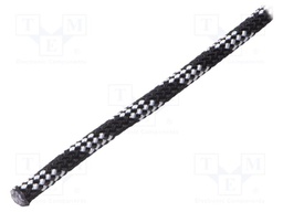 Rope; polypropylene; Ørope: 12mm; L: 100m; with a core; black