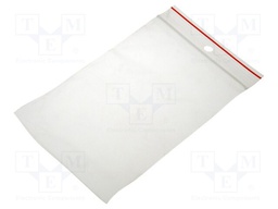 Self-seal bag; L: 120mm; Width: 80mm; Thick: 45um; polyetylene