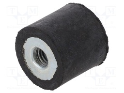Vibration damper; rubber