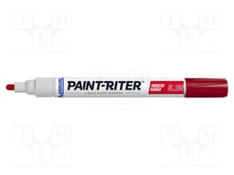 Marker: with liquid paint; red; Markal SL 100; Tip: round