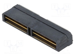 Mezzanine Connector, Ground Plane, Header, 0.5 mm, 2 Rows, 120 Contacts, Surface Mount