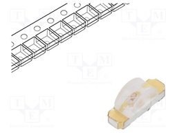 LED; SMD; 1204; yellow; 8÷15mcd; 3.2x1.5x1mm; 120°; 1.6÷2.4V; 20mA