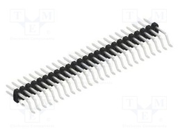 Connector: pin strips; pin header; male; PIN: 50; 2mm; SMT; 2x25