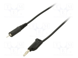 Test lead; 70VDC; 33VAC; 10A; 4mm banana plug-2mm banana plug