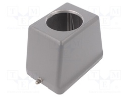 Enclosure: for Han connectors; Han; size 48B (2 x 24B); straight