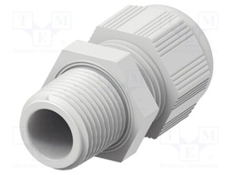 Cable gland; without nut; NPT3/8"; IP68; Mat: polyamide; Entrelec