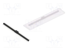 Connector: pin strips; pin header; male; PIN: 31; 2.54mm; SMT; 1x31