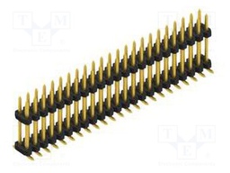 Connector: pin strips; pin header; male; PIN: 46; 2mm; SMT; 2x23