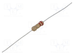 Resistor: carbon film; THT; 2.2Ω; 500mW; ±5%; Ø3.5x10mm; axial