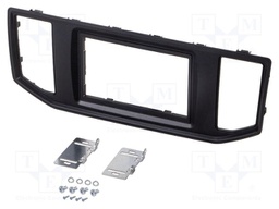 Radio frame; VW; 2 DIN; black
