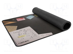 Pad; SCIENCE; black; keyboard,mouse; water resistant; 800x400x3mm