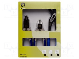 Kit: pliers; side,adjustable,universal; 3pcs.