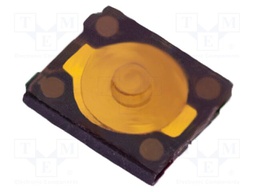 Microswitch TACT; SPST; Pos: 2; 0.05A/12VDC; SMD; none; 1.57N; 0.2mm