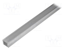 Profiles for LED modules; transparent; surface,recessed; L: 1m