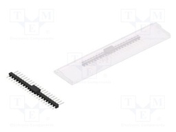 Connector: pin strips; pin header; male; PIN: 21; 2.54mm; SMT; 1x21