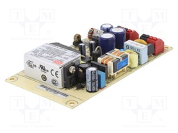 Power supply: switched-mode; LED; 45W; 60VDC; 0.75A; 90÷295VAC