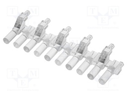 Fibre for LED; round; Ø3mm; No.of mod: 10; Front: flat