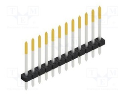 Connector: pin strips; pin header; male; PIN: 12; 2mm; THT; 1x12