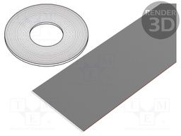 Wire: ribbon; 1.27mm; stranded; Cu; 64x28AWG; unshielded; PVC; grey