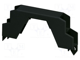 Upper housing; black; ME 17,5; X: 17.6mm; Y: 99mm; Z: 45.85mm