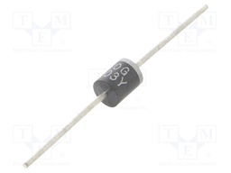 Diode: rectifying; THT; 600V; 6A; reel,tape; Ifsm: 250A; R6; Ufmax: 1V