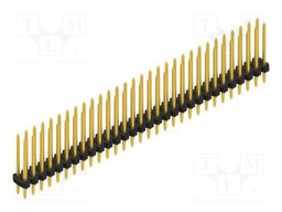 Connector: pin strips; pin header; male; PIN: 60; 2mm; THT; 2x30