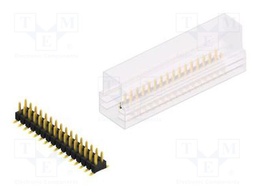 Connector: pin strips; pin header; male; PIN: 32; 2.54mm; SMT; 2x16