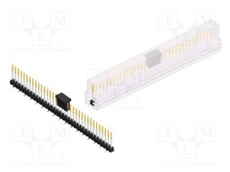Connector: pin strips; pin header; male; PIN: 35; 2.54mm; SMT; 1x35