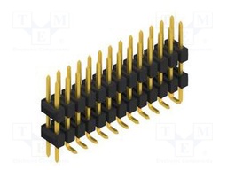 Connector: pin strips; pin header; male; PIN: 26; 2.54mm; SMT; 2x13