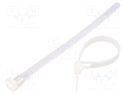 Cable tie; multi use; L: 150mm; W: 7.2mm; polyamide; natural