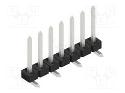 Connector: pin strips; pin header; male; PIN: 7; 2mm; SMT; 1x7; 100V
