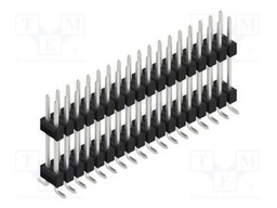 Connector: pin strips; pin header; male; PIN: 36; 2.54mm; SMT; 2x18