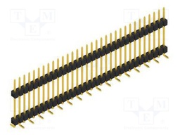 Connector: pin strips; pin header; male; PIN: 32; 2.54mm; SMT; 1x32