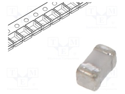Capacitor: ceramic; 100pF; 50VDC; C0G; ±5%; SMD; 0402