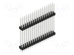 Connector: pin strips; pin header; male; PIN: 34; 2.54mm; THT; 2x17