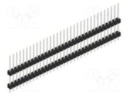 Connector: pin strips; pin header; male; PIN: 33; 2.54mm; THT; 1x33