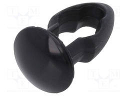 Rivet; polyamide; Rivet diam: 5.6mm; L.rivet: 4.8mm; Colour: black