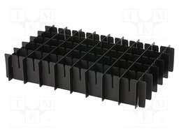 Bin; ESD; 500x350x320mm; EN 61340-5-1; black; <100kΩ